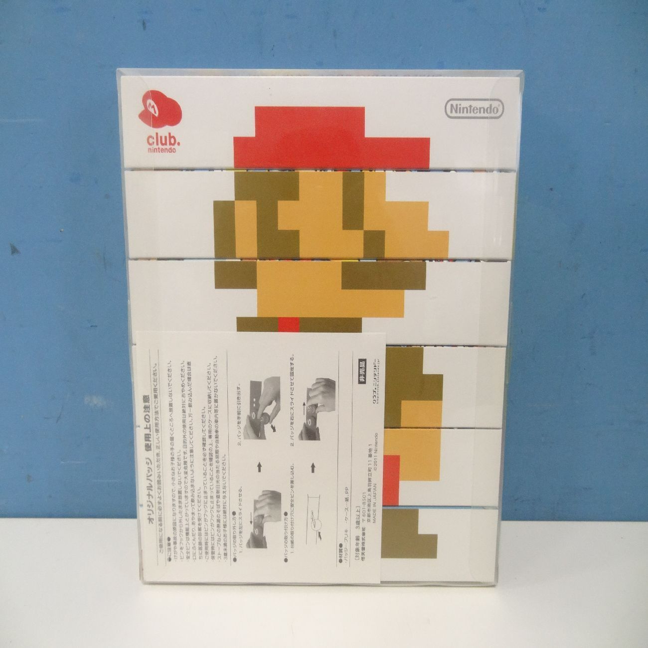 スーパーマリオ 25th オリジナルバッジ 25周年 非売品 未使用 SUPER