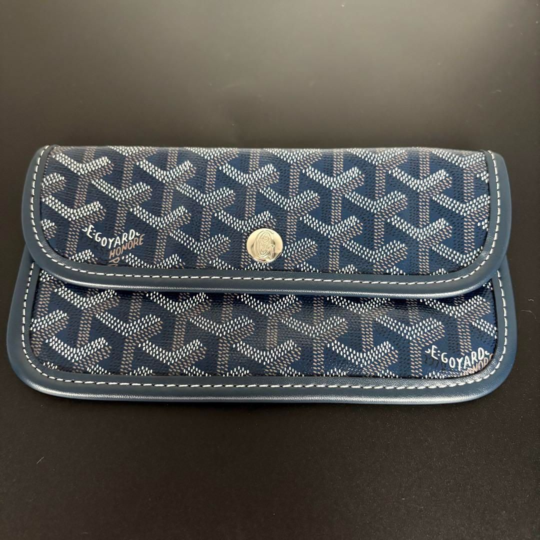 GOYARDゴヤール　サンルイの付属ポーチ 極美品 ゴヤール GOYARD サンルイ 付属 ポーチ ネイビー