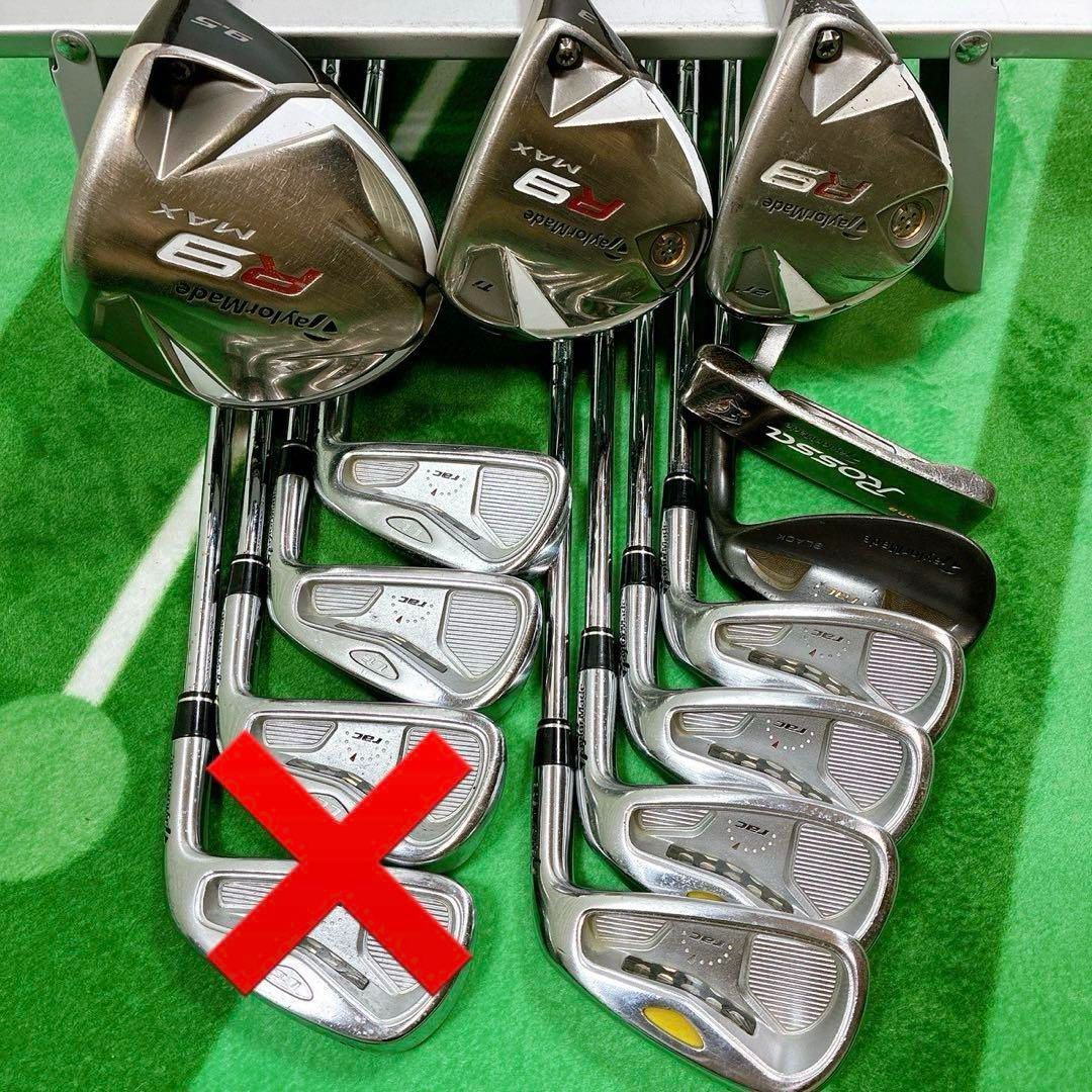 TaylorMade メンズゴルフクラブセット R9・racシリーズ ゴルフ TaylorMade メンズゴルフクラブセット R9・racシリーズ