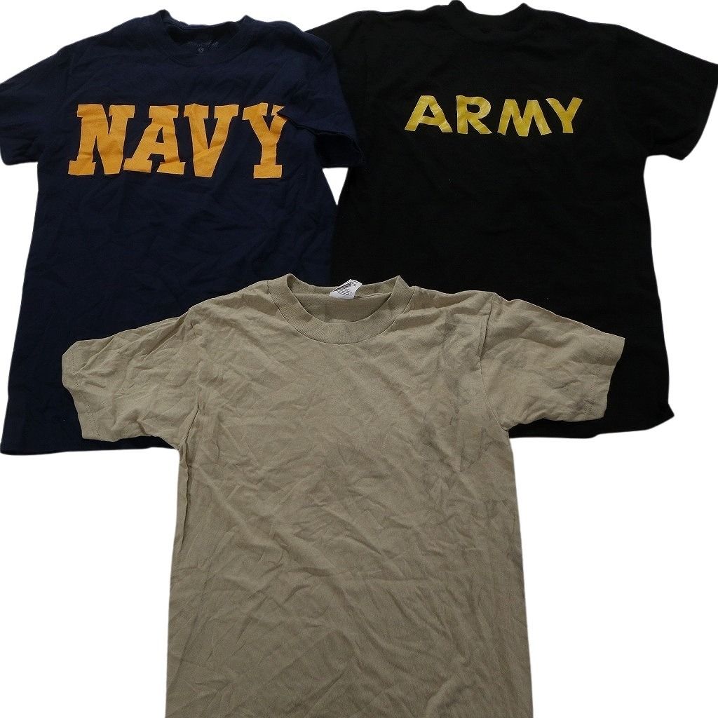 古着卸 まとめ売り 米軍実物・民間MIX ミリタリー 半袖Tシャツ 15枚セット (メンズ S /M ) ARMY US NAVY グレー ブラック  MU9252 - メルカリ