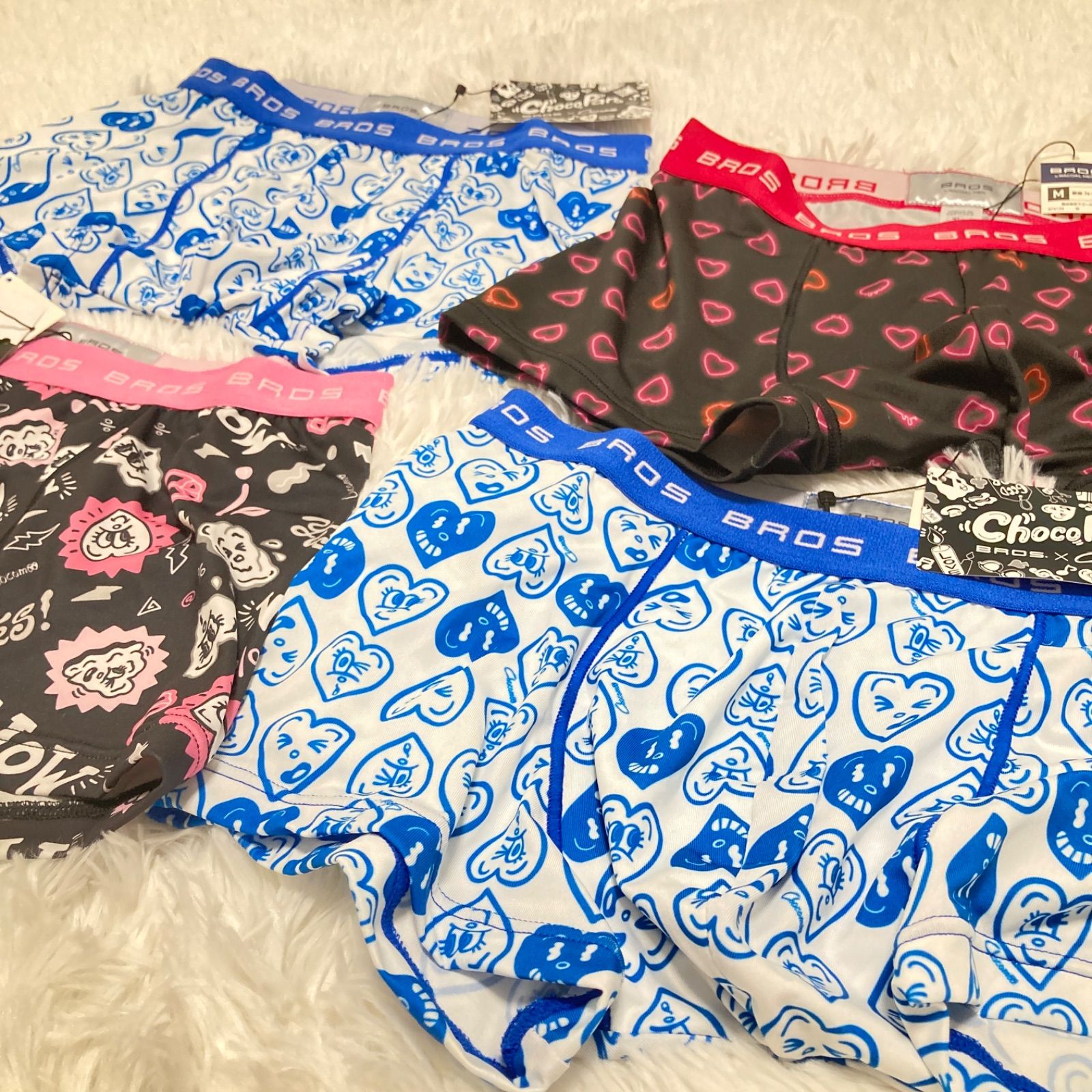 BROS ブロス ボクサーパンツ Lサイズ デザイン おまかせ 6枚セット  