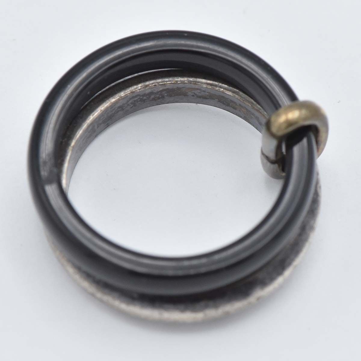 GEORG JENSEN ジョージジェンセン A119 オニキス ダブルリング