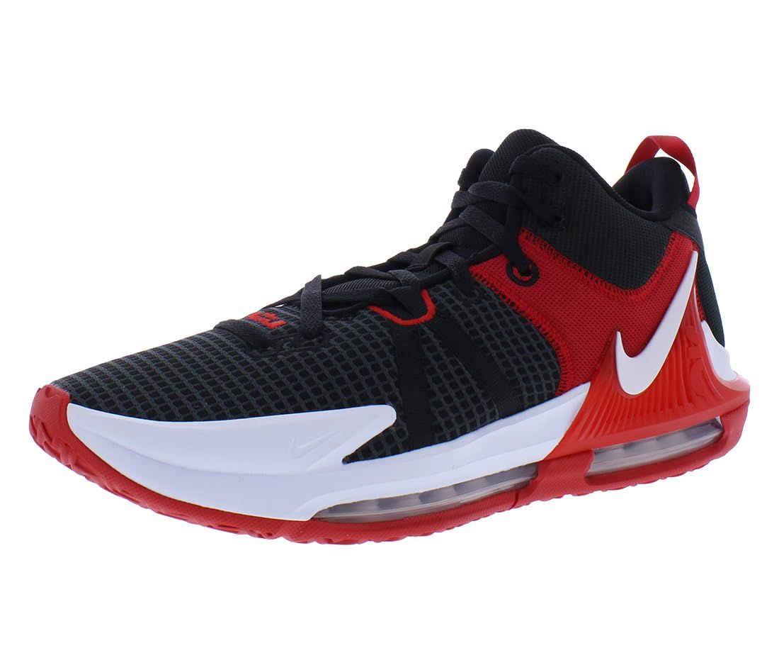 NIKE バスケットボールシューズ ブラック レッド Nike メンズ バスケットボールシューズ， ブラック/ホワイト