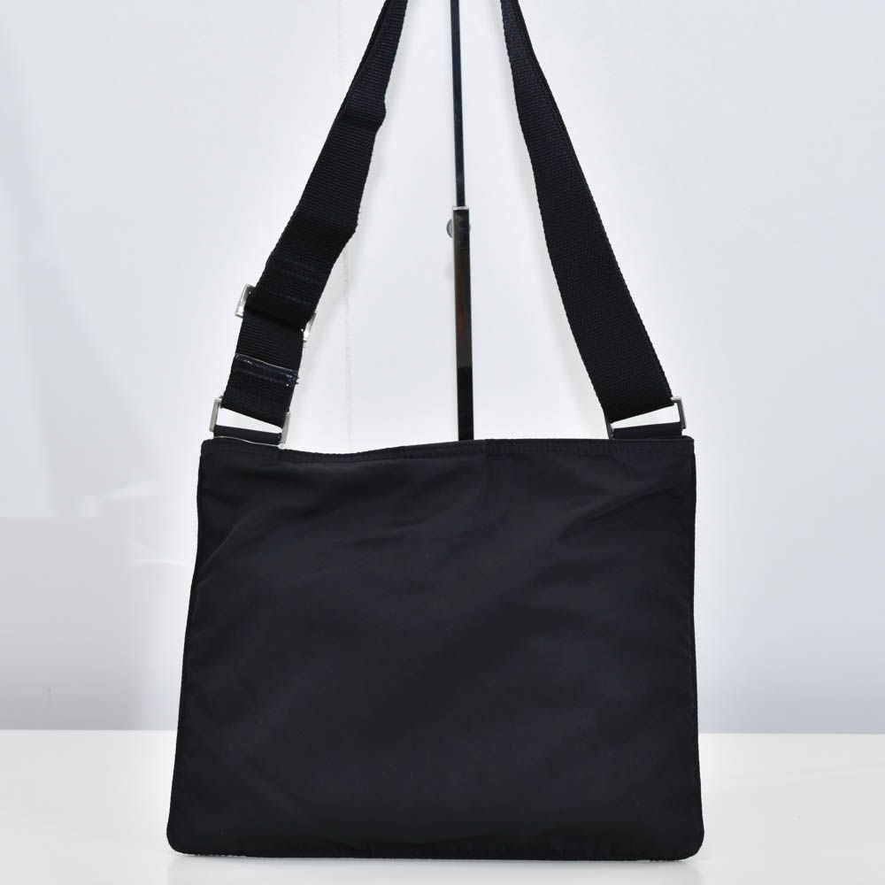 中古USED PRADA ショルダーバッグ ナイロン ロゴ ブラック 37189 中古USED PRADA ショルダーバッグ ナイロン ロゴ ブラック 37189