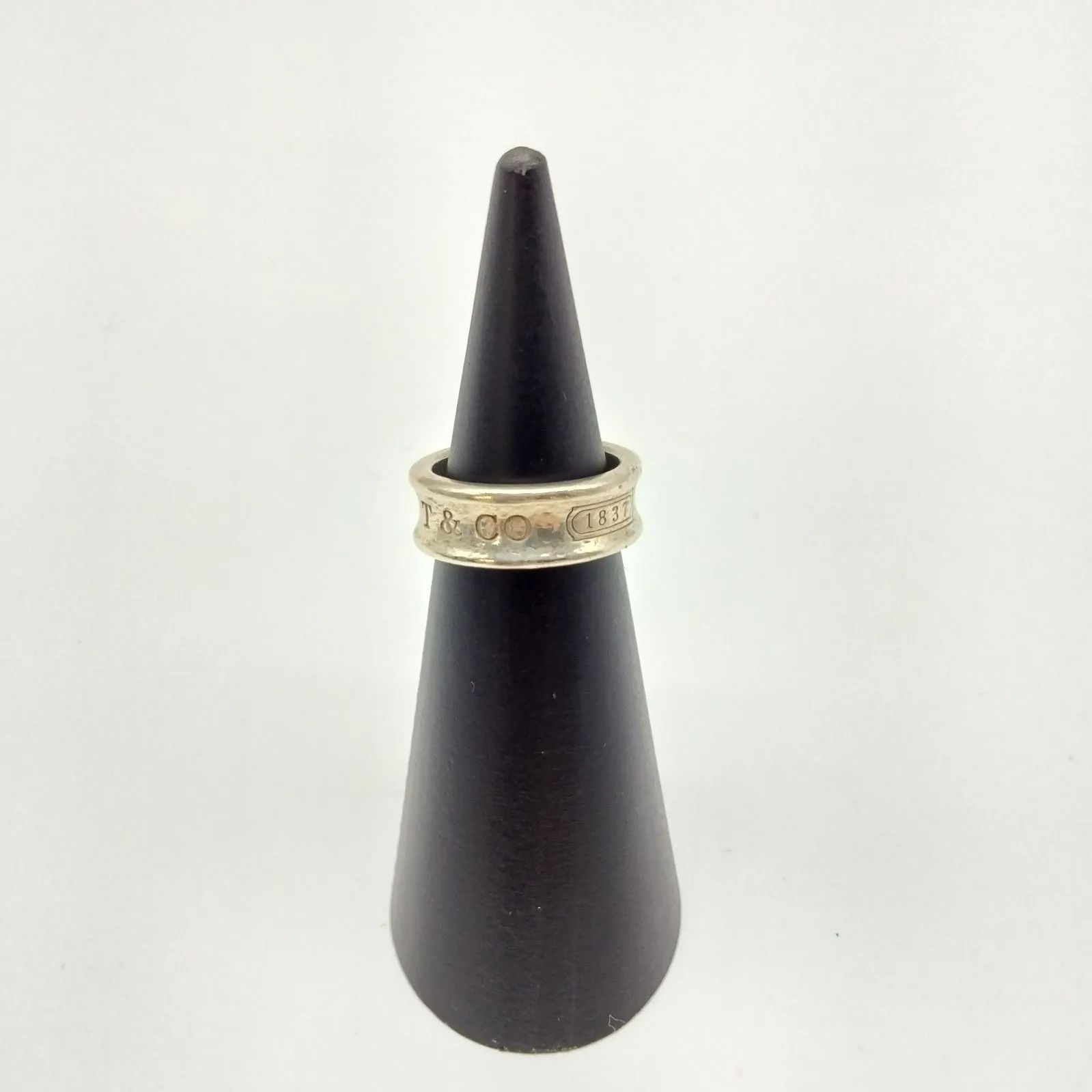 TIFFANY&CO. ティファニー リング ナロー 1837 約9号 925 TIFFANY&Co ティファニー ナロー リング 1837 約9号 シルバー