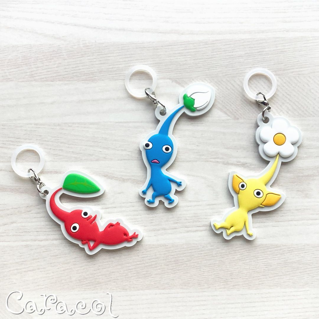 3色セット×2個】ピクミン4 どこでもチャーム Pikmin ／ 任天堂グッズ 