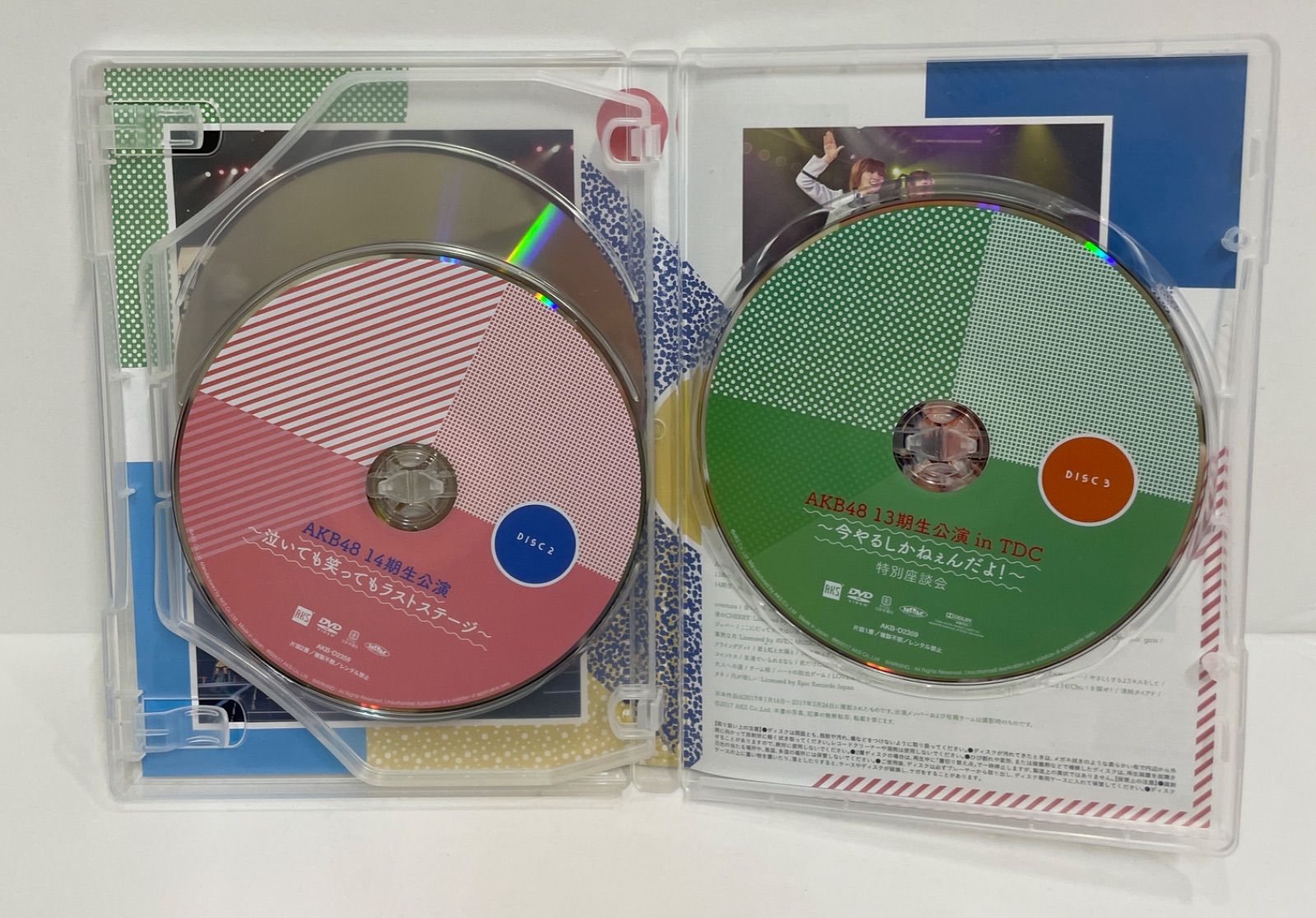 倉吉店】AKB48 13期生 生公演 in TDC ～今やるしかねぇんだよ!～ 14期生 ～泣いても笑ってもラストステージ～【313-0942】 -  メルカリ