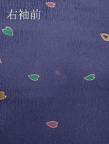 平和屋着物○上質な小紋 舞桜文 金彩 ロング丈 正絹 逸品 DAAV8699tw