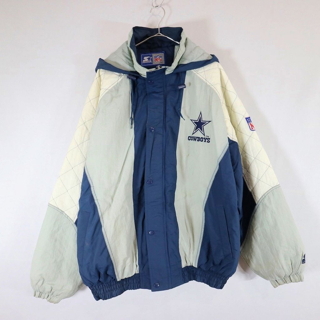 USA製 NFL Starter スターター カウボーイズ 中綿ジャケット XL-