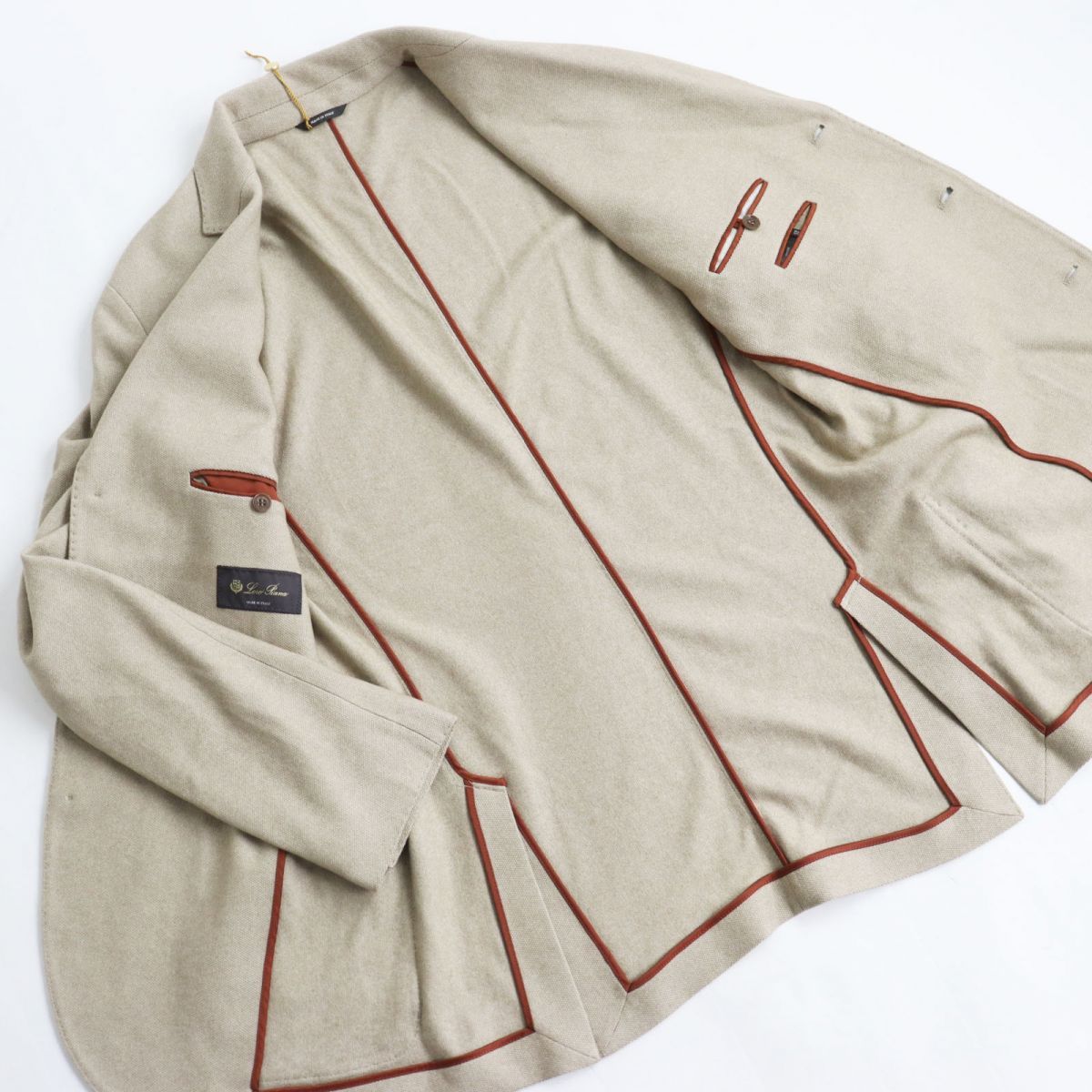 未使用品○Loro Piana ロロピアーナ セータージャケット FAI2572 