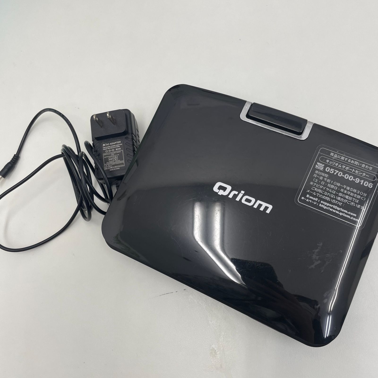 N（A）最終処分価格【訳あり】DVDプレイヤー Qriom キュリオム PDK-F70