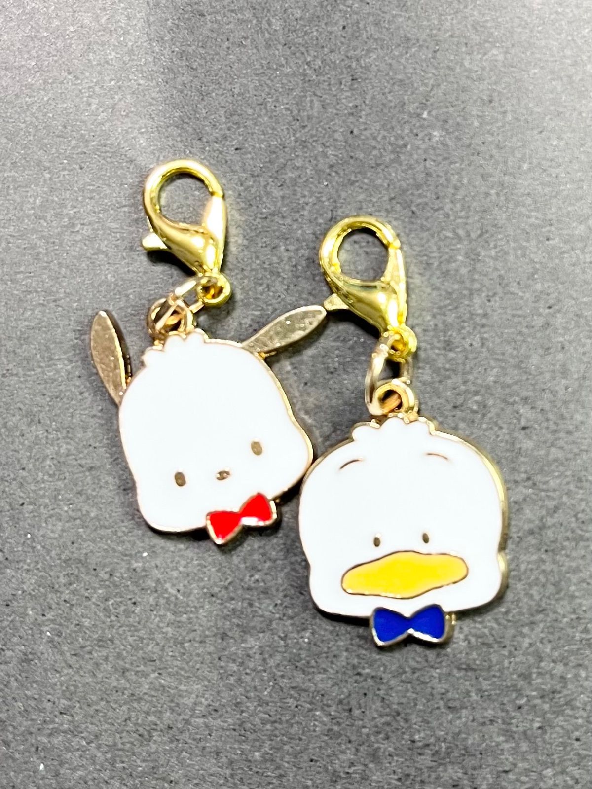 アヒルのペックル＆ポチャッコ チャームセット【普通郵便】 ペア