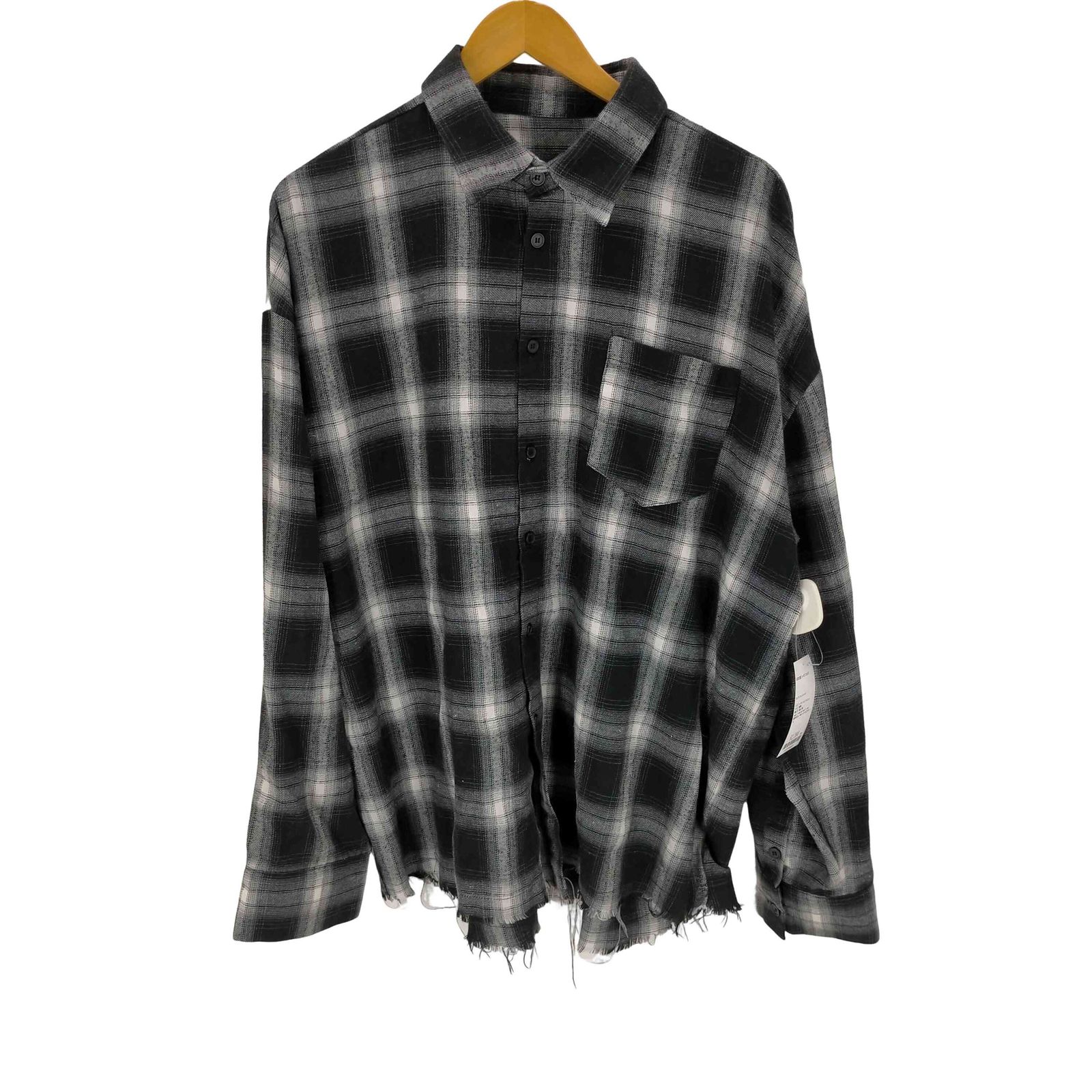 ユーズドフルギ USED古着 オンブレチェックシャツ メンズ 表記無
