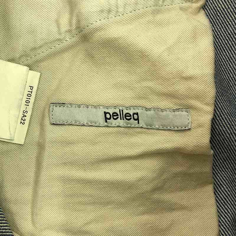 pelleq / ぺレック | Back squeezed straight denim ハイ