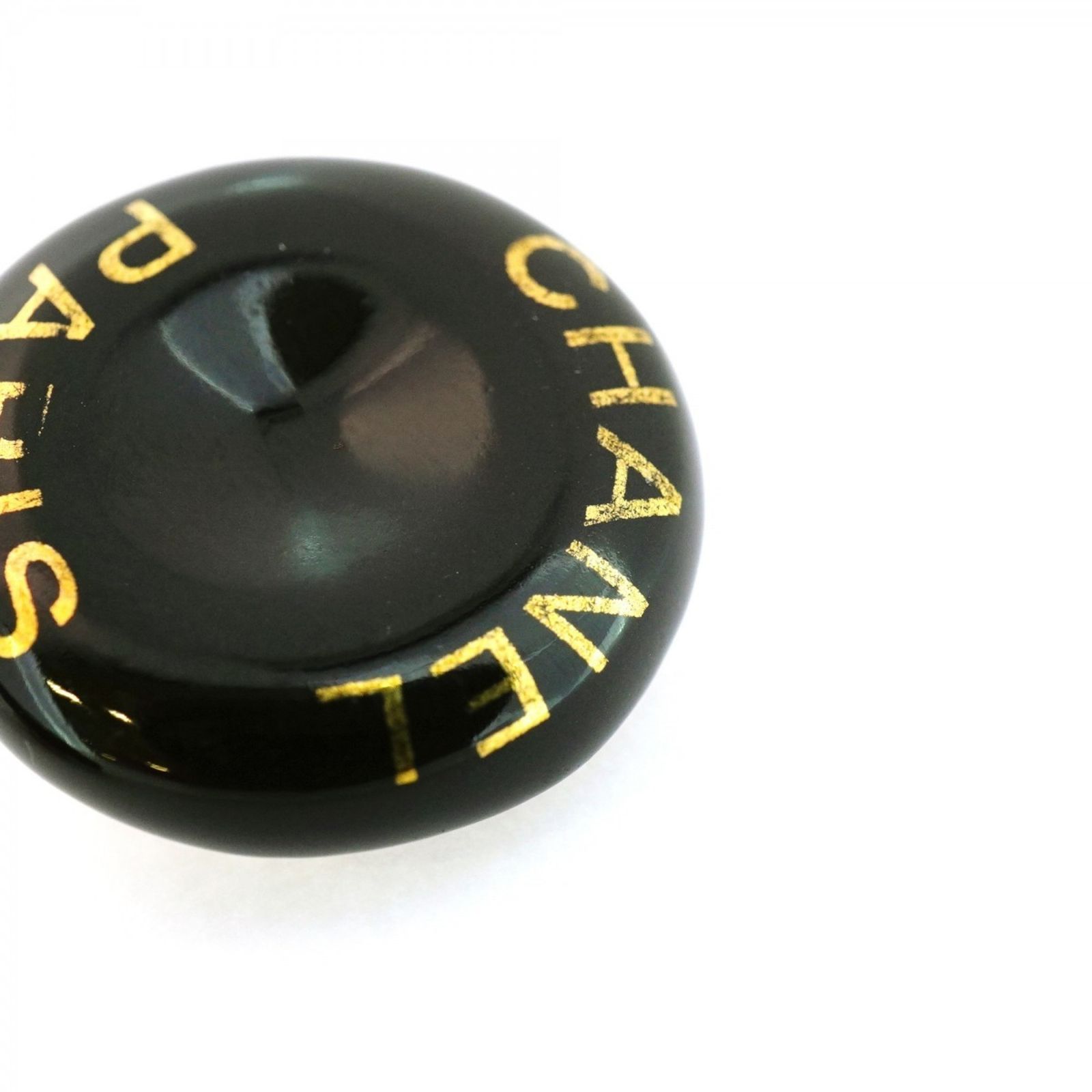 夢が叶う シャネル Chanel シャネル イヤリング シャネル サークル GPメッキ プラスチック ゴールド ブラックレディース P1211590 全国送料無料。