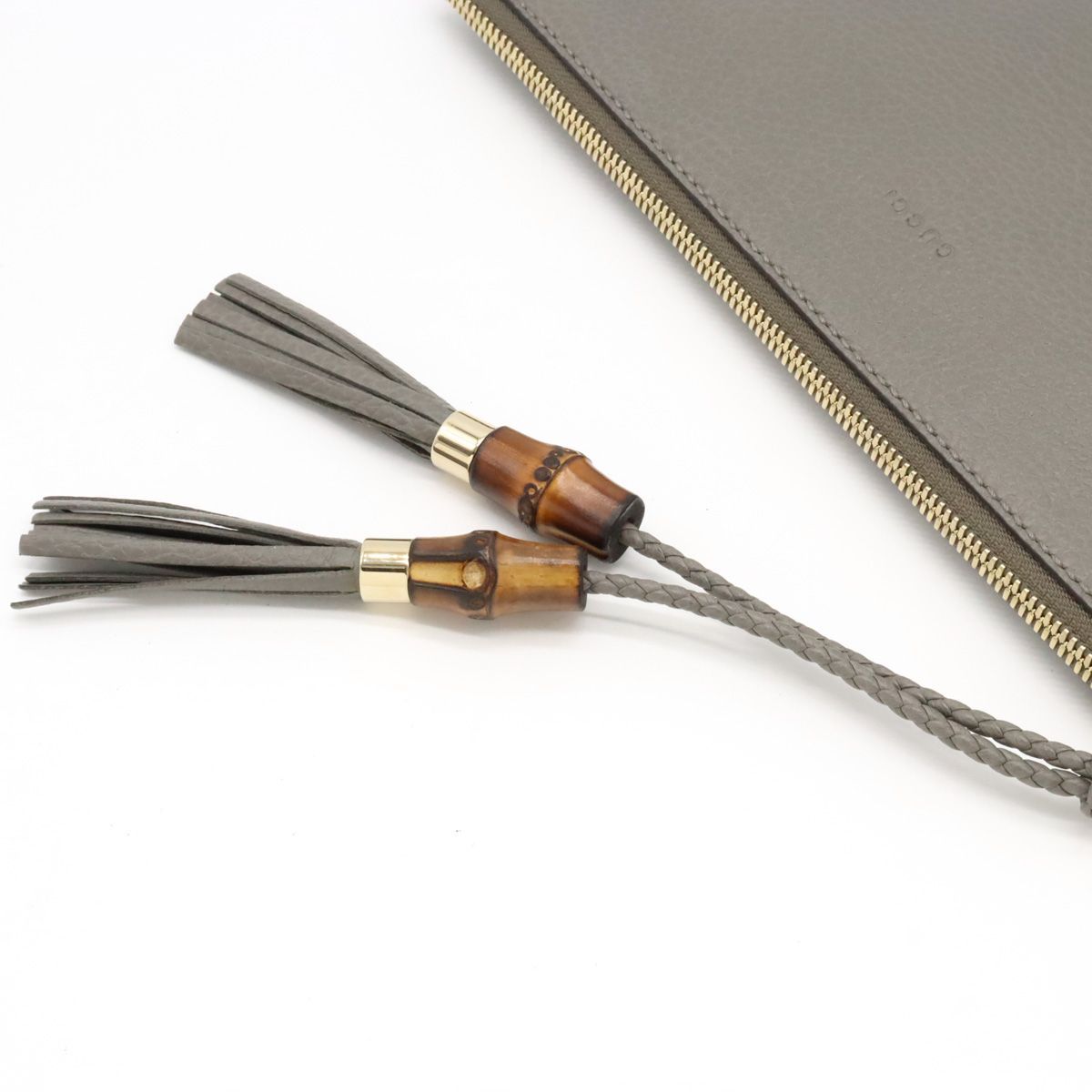 GUCCI グッチ バンブー タッセル クラッチバッグ セカンドバッグ