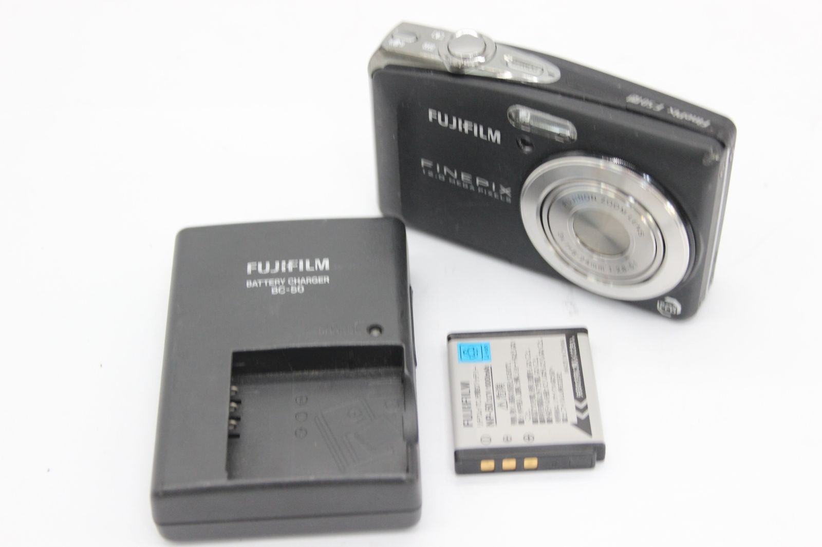 返品保証】 フジフィルム Fujifilm Finepix F50fd ブラック 3x