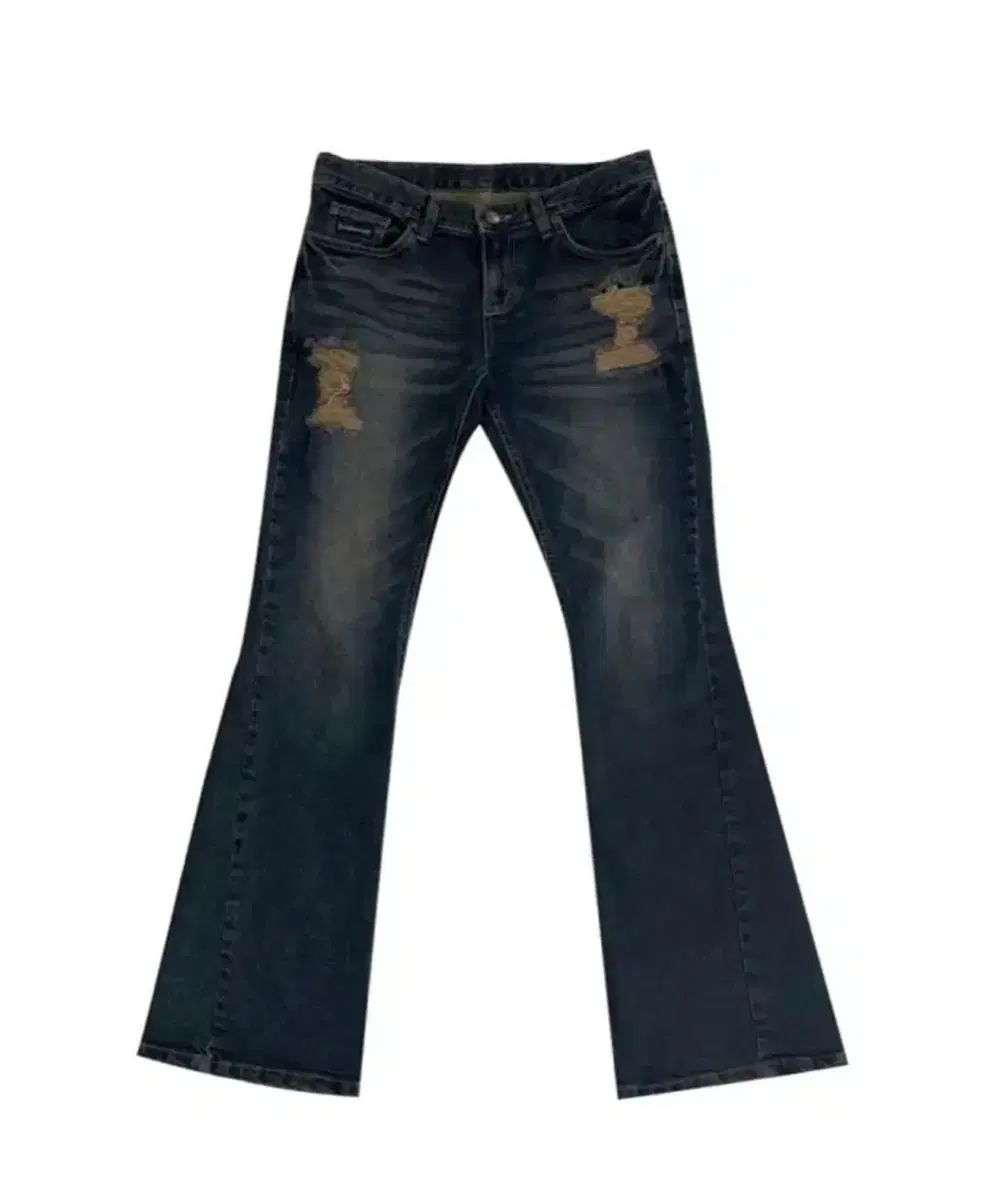 プリーズノーフォロー ウォッシュ ブーツカット ダメージ 3サイズ