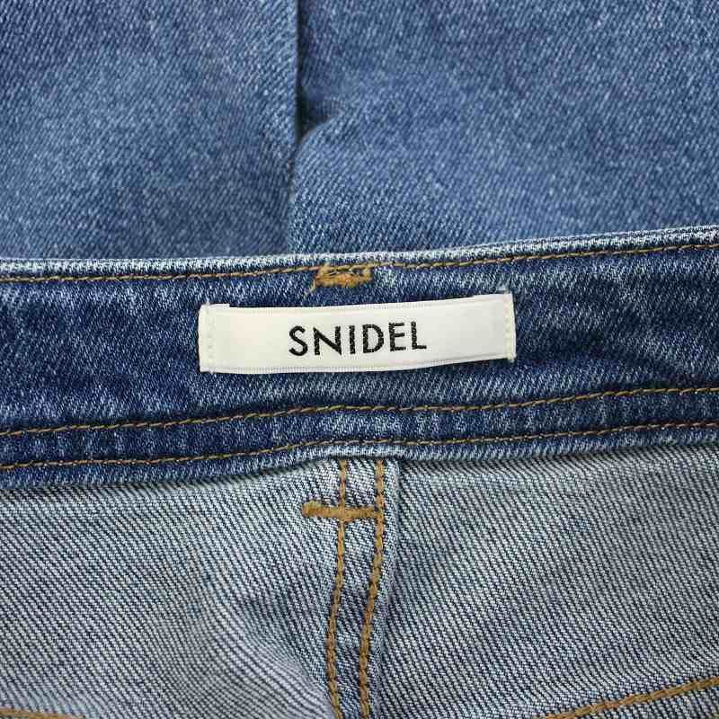 SNIDEL ブーツカットデニム 25SS サイズ0 スナイデル SNIDEL Sustainableブーツカットデニム （LBLU