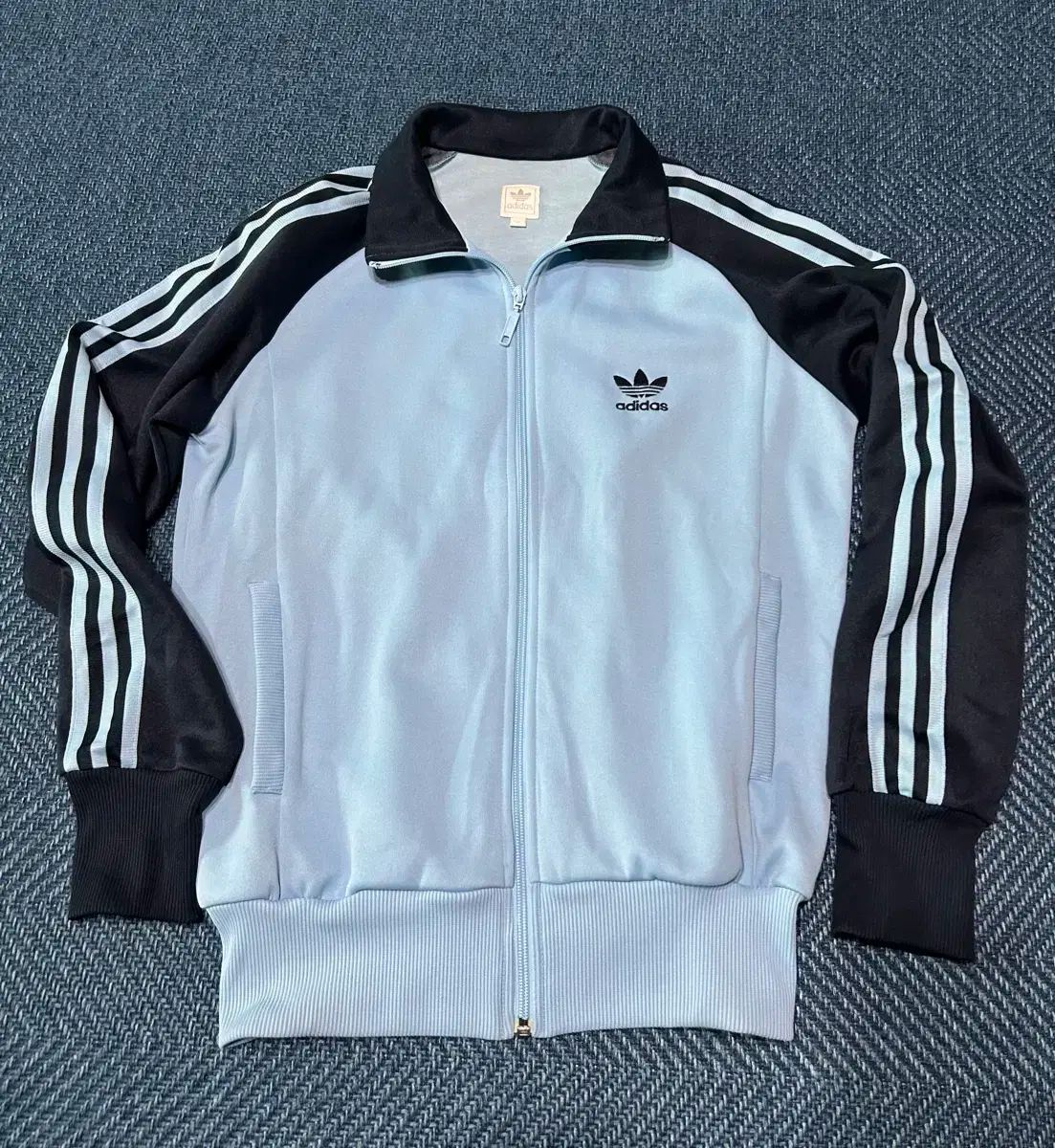 adidas アディダス クラウド スキーム ジャージ ライトブルー BECKENBAUER ベッケンバウアー