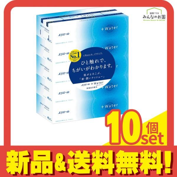 エリエール Water 360枚入 180組×5個パック 10個セット