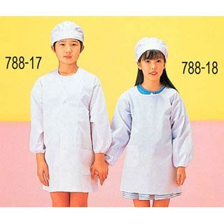 まとめ買い10個セット品 後開給食衣 白 KI-361 L 小4 5 厨房器具 製菓道具 おしゃれ 飲食店