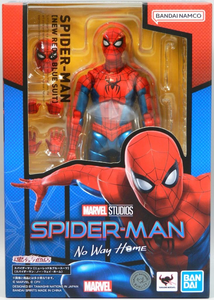 スパイダーマン　no way home フィギュア S.H.Figuarts Spider-Man [New Red & Blue Suit] (Spider-Man