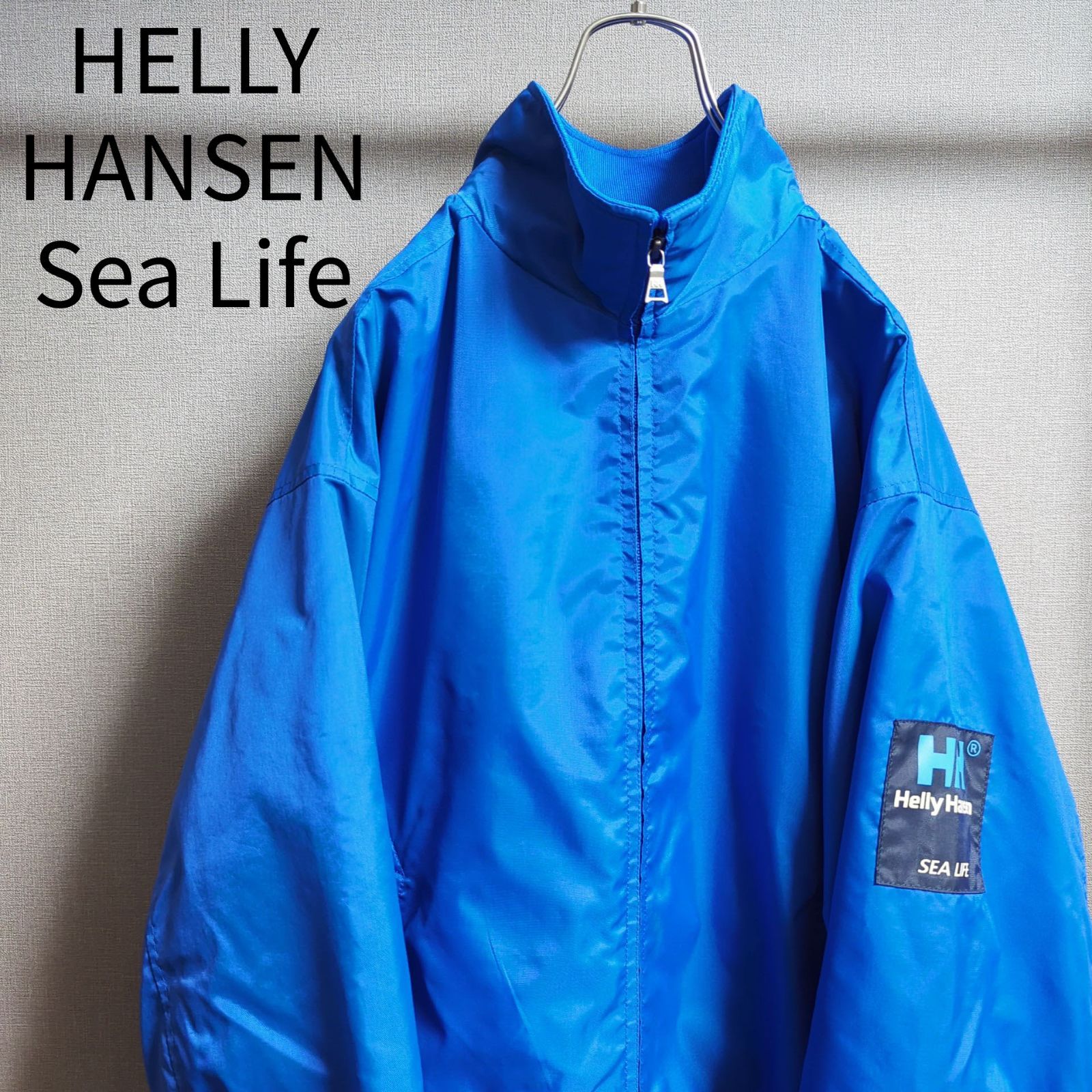 希少 90s HELLY HANSEN ヘリーハンセン 総柄 フリースジャケット 90 