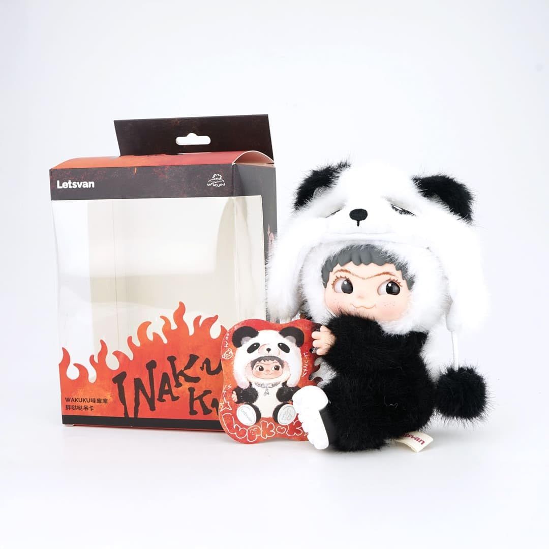ハシートップイン ワクク（WAKUKU）パンダ ぬいぐるみ マスコット