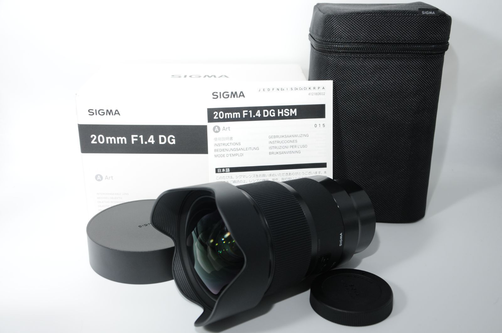 SIGMA 単焦点広角レンズ 20mm F1.4 DG SONY-Eマウント用-