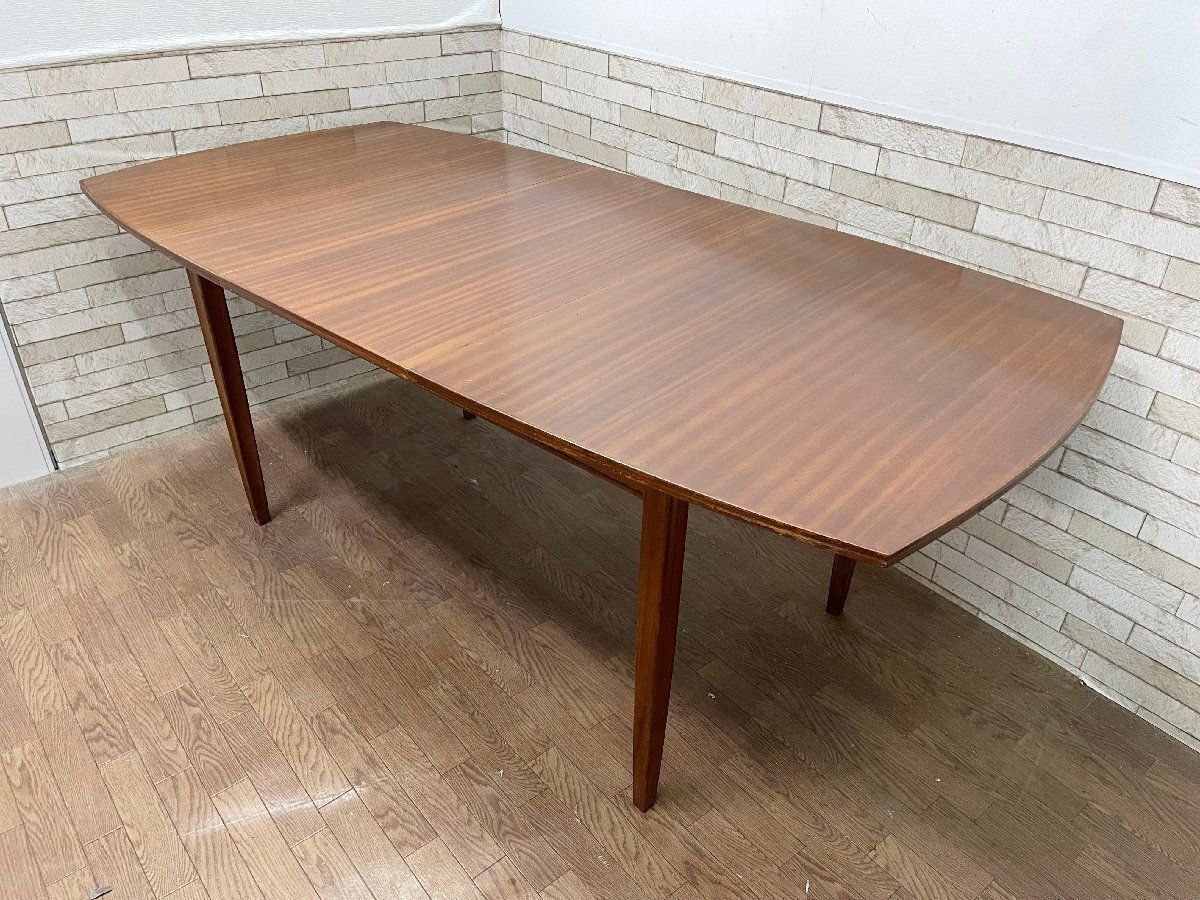 Vanson ヴァンソン W.G.Evansu0026Sons エクステンションダイニングテーブル 伸長式 北欧ヴィンテージ アンティーク ミッドセンチュリー(貝776)