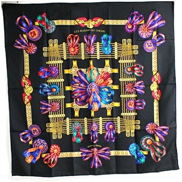 あ*き様 エルメス シルク カレ90 LES RUBANS DU CHEVAL 楽天市場】エルメス カレ90 馬のリボン LES RUBANS DU CHEVAL スカーフ