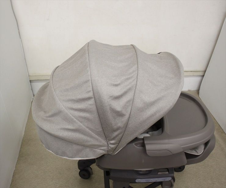 ネムリラ AUTO SWING BEDi おやすみドーム EG ヘーゼルベージュ コンビ 電動ハイローチェア 新生児OK クリーニング済み A0636933