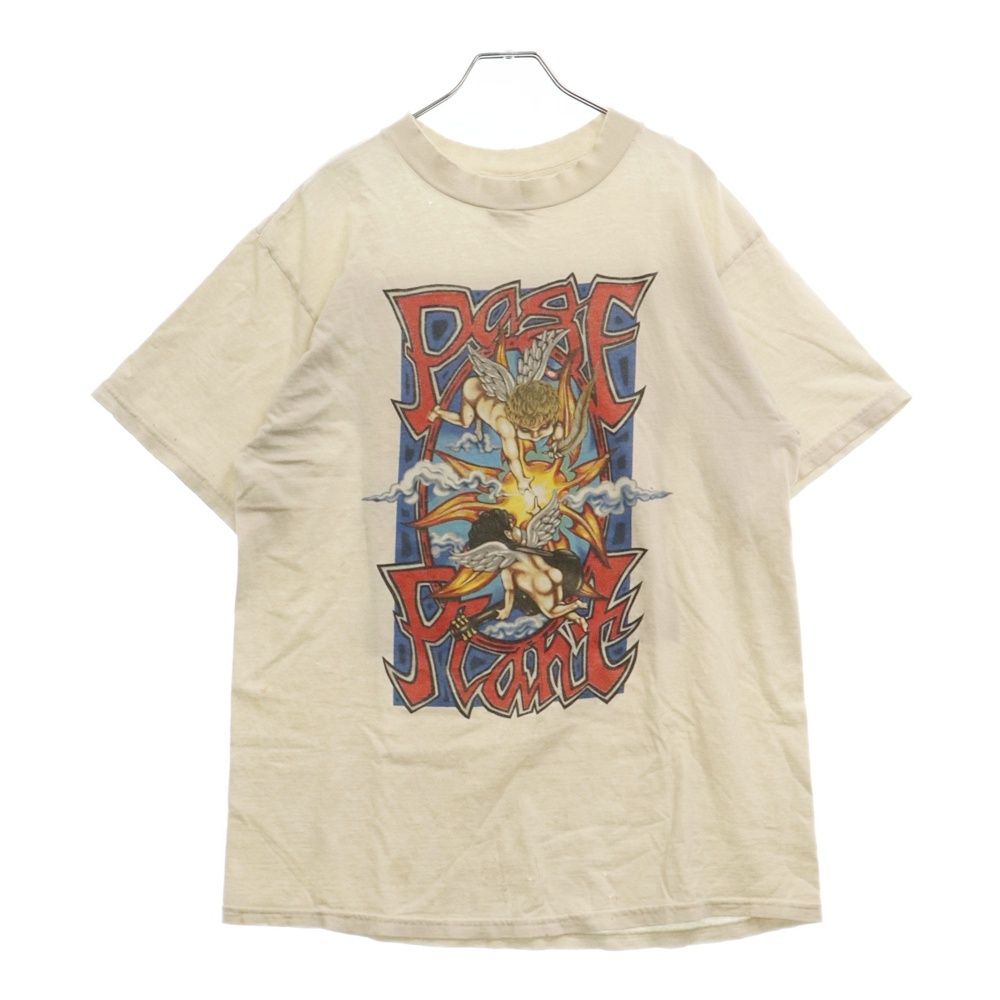 VINTAGE (ヴィンテージ) 90s Page u0026 Prant tour Tee ペイジ プラント ツアープリント 半袖Tシャツ カットソー ホワイト