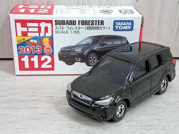トミカ No.112 スバル フォレスター(初回特別カラー) 赤箱 ロゴ白字