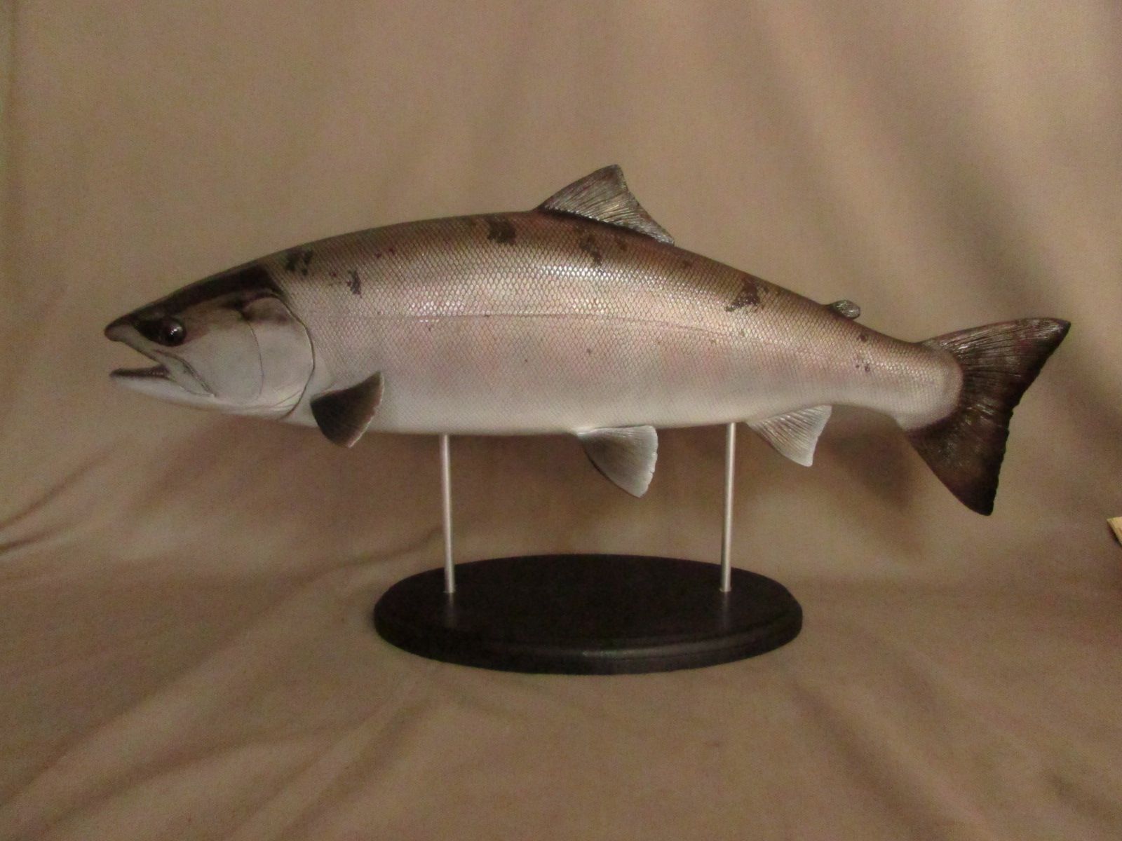 ハンドメイド 64cmサクラマス 桜鱒 釣り フィギュア 魚模型 レプリカ 
