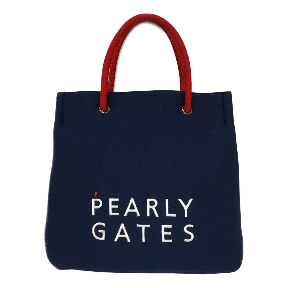 中古 パーリーゲイツ PEARLY GATES カートバッグ 紺 ネイビー 訳
