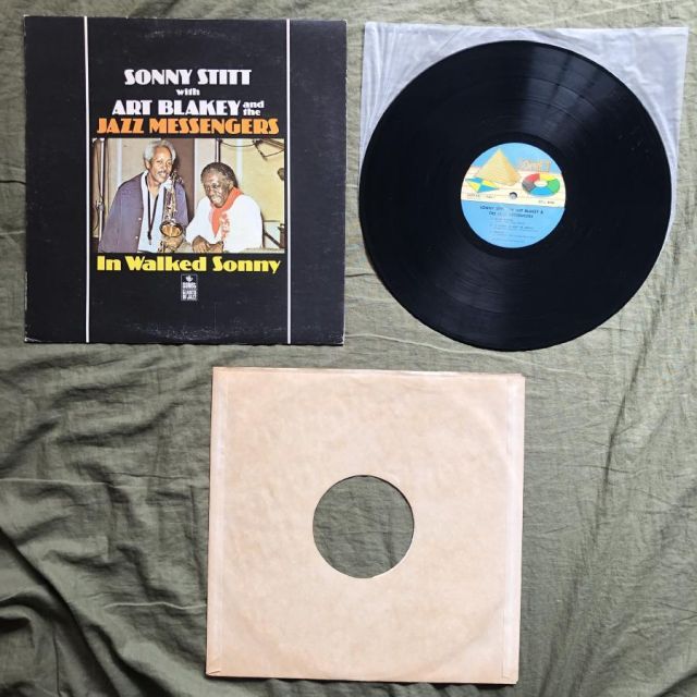 良盤 激レア 975年 米国 本国オリジナルリリース盤 Sonny Stitt with Art Blakey &amp; The Jazz  Messengers LPレコード In Walked Sonny