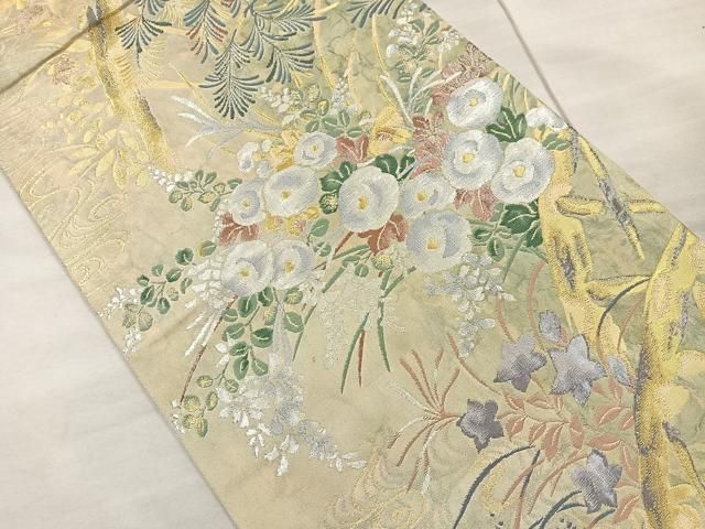 新品美品琳派 瑞祥綿袋帯正絹