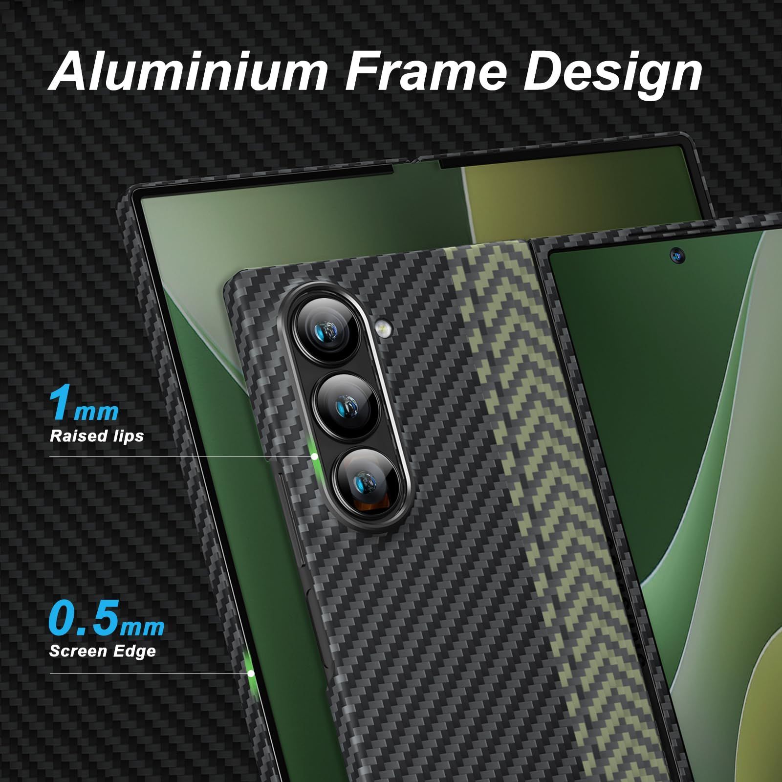 新品 Samsung Galaxy Z Fold 6対応アラミド繊維ケース memumi