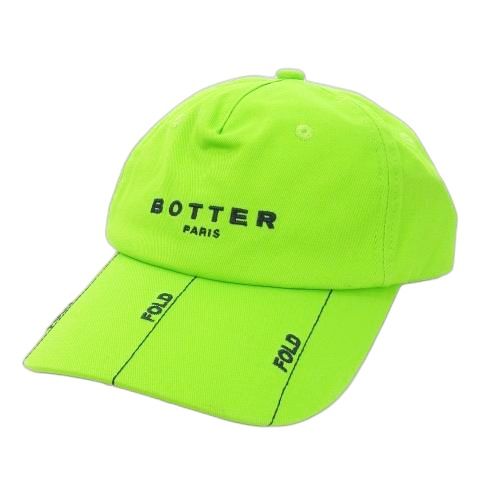 ボッター BOTTER BOTTER PARIS FOLD CAP 帽子 キャップ 野球帽 BBキャップ ロゴ 刺繍 緑 グリーン |MN3 GY19