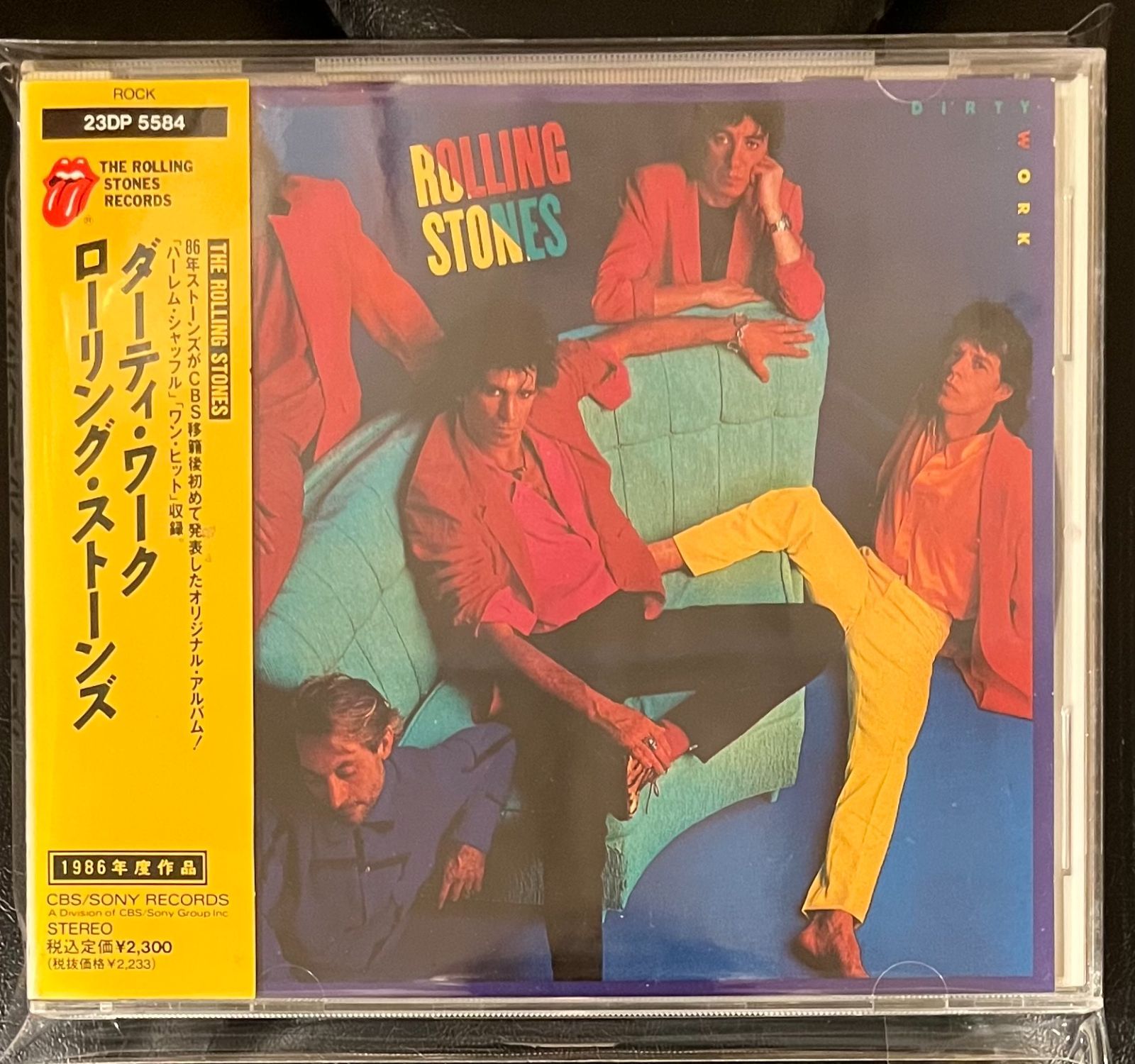 国内盤CD】ローリング・ストーンズ「ダーティ・ワーク」23DP5584 