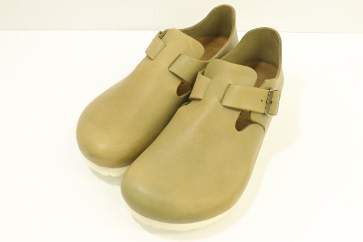 【中古】 BIRKENSTOCK メンズサンダル 26cm LONDON BS BIRKENSTOCK 26cm カーキ