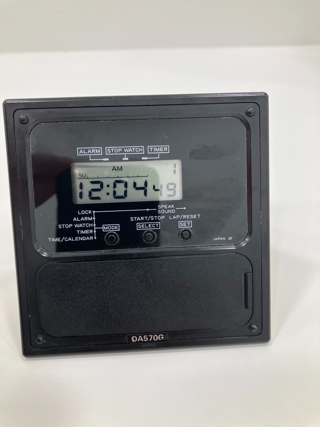 KD-002】SEIKO ピラミッドトーク 置時計 ポストモダン