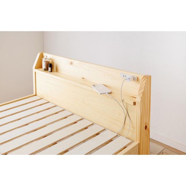 組立簡単 シングルベッド