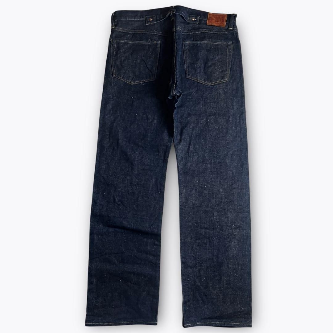 濃紺 極美品】RRL シンチバック セルビッジデニムパンツ W36 USA製