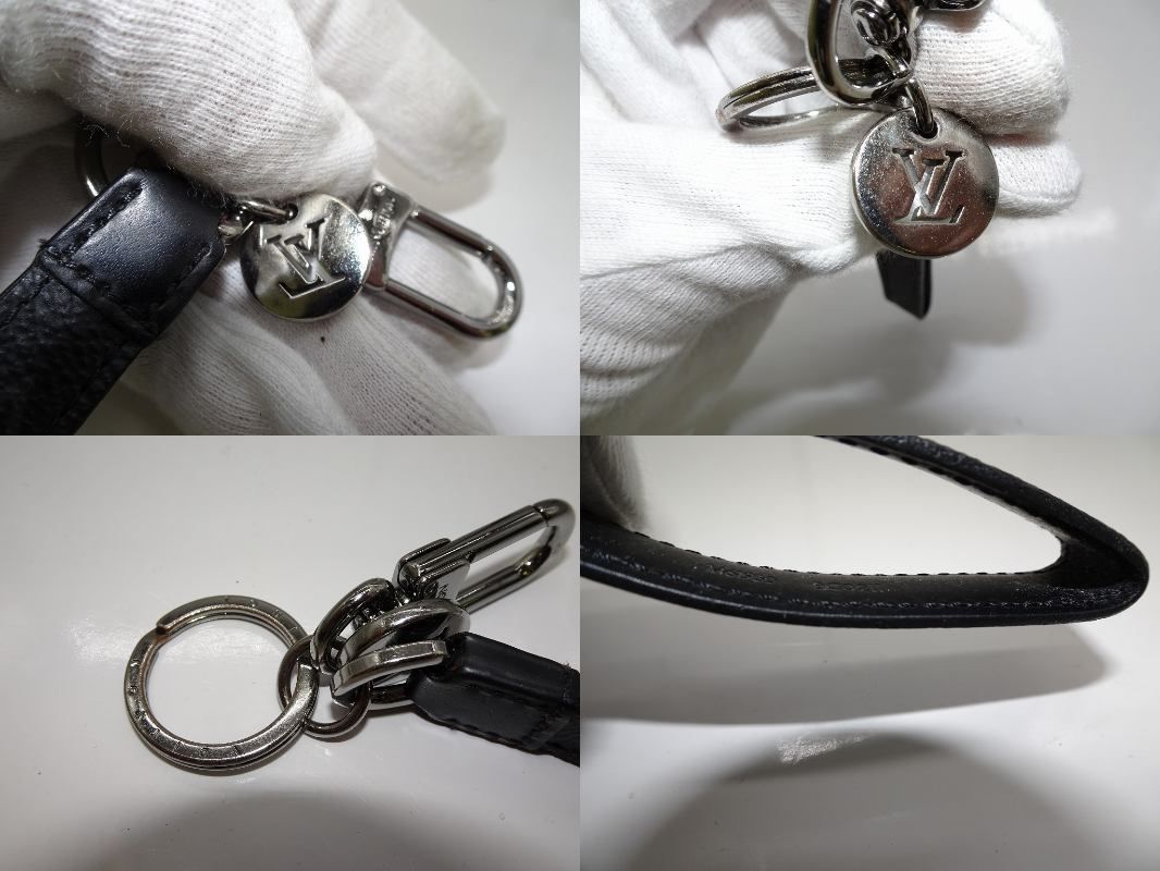 BGS4★ルイ・ヴィトン/LOUIS VUITTON ポルトクレ ドラゴンヌ チャーム モノグラムエクリプス レザー キーホルダー BC0211 M61950