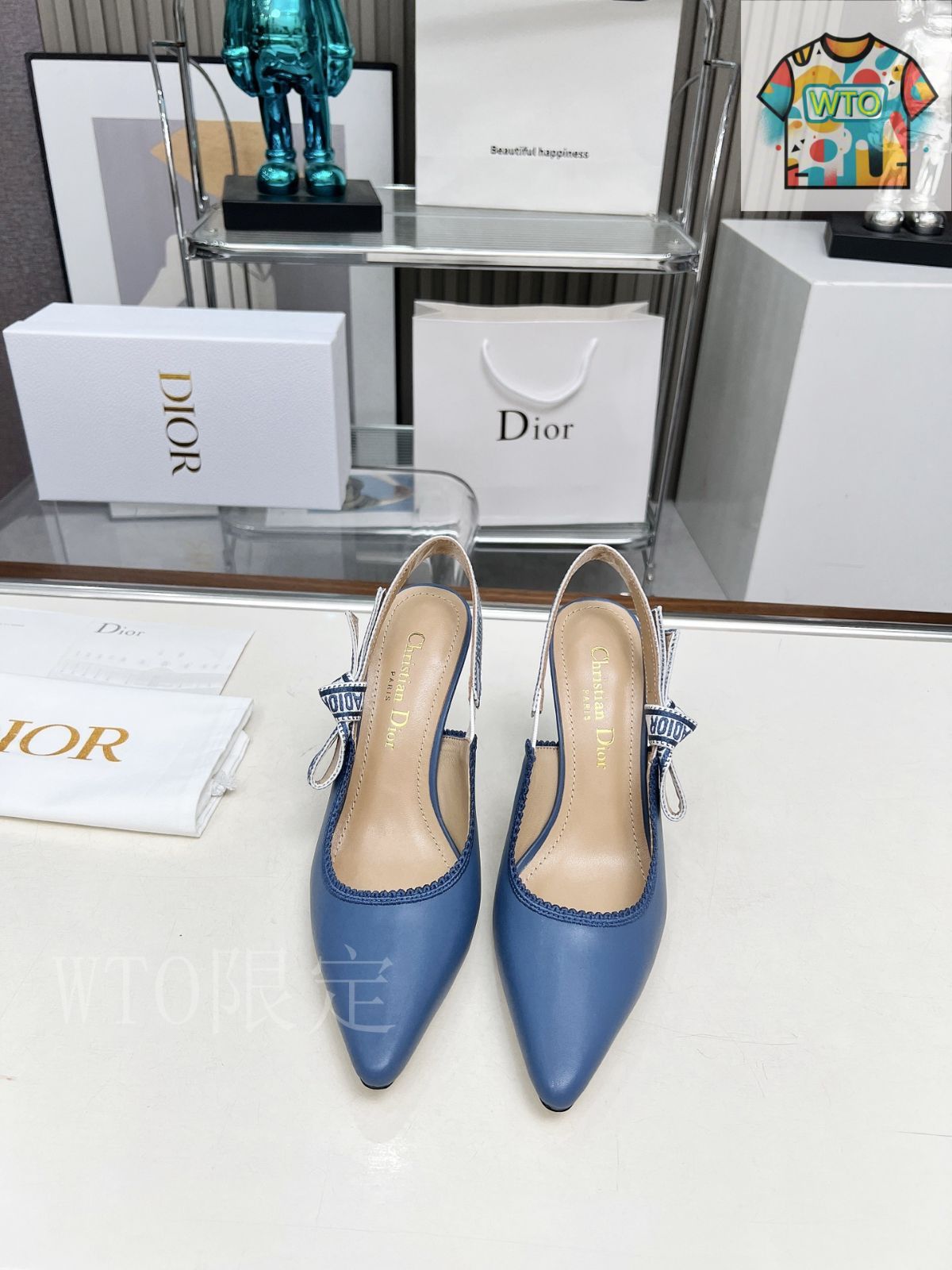 Louis Vuitton リボン付きヒール ルイヴィトン LOUIS VUITTON ミュール シューズ ハイヒール