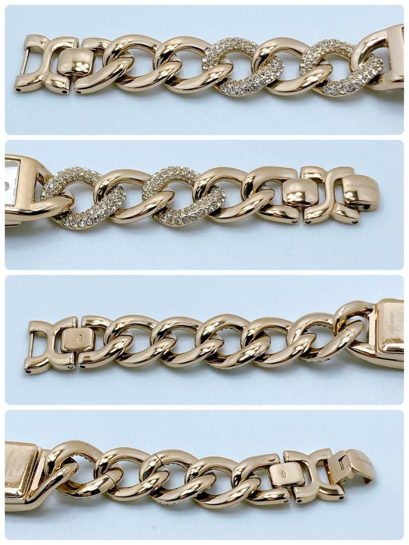 194 SWAROVSKI スワロフスキー カクテルウォッチ 現行 腕時計 美