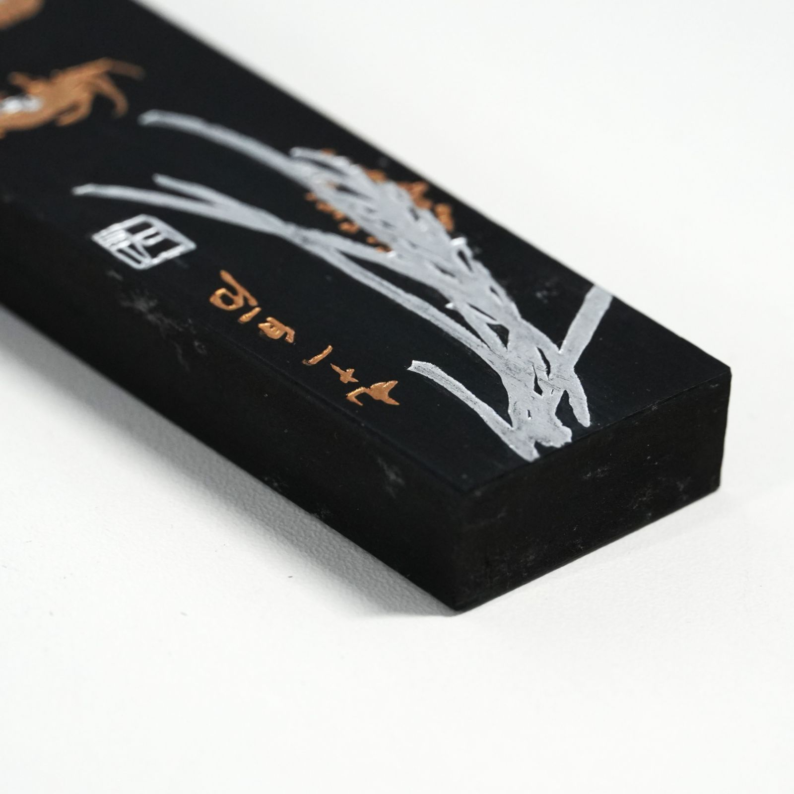 IM] 未使用 書道墨 上海墨廠 青茶墨 重量 70g 中国 書道 墨